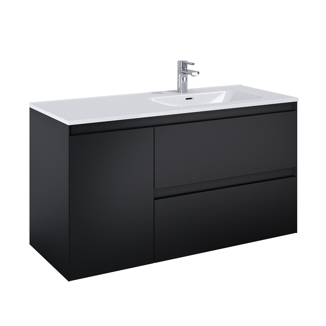SPLIT SZAFKA 120 2S P CARGO BLACK MATT PDW