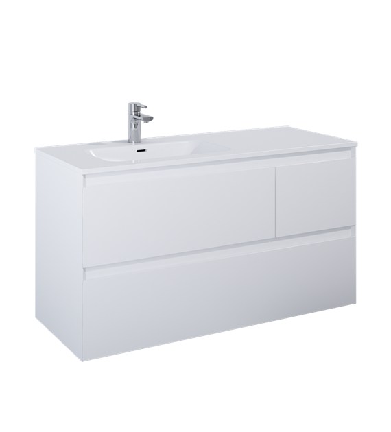 SZAFKA SPLIT 120 3S L WHITE MATT PDW