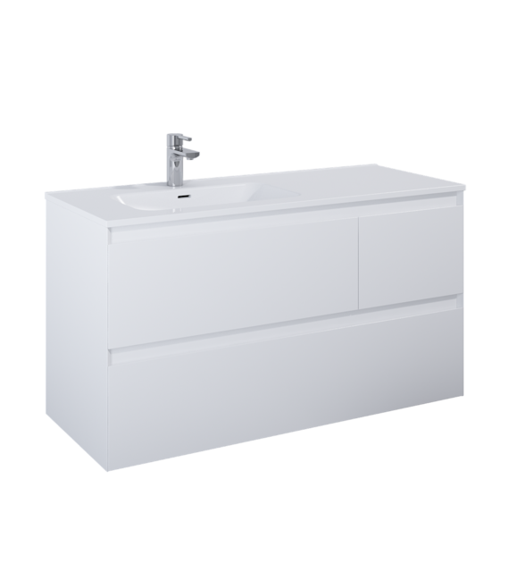SZAFKA SPLIT 120 3S L WHITE MATT PDW