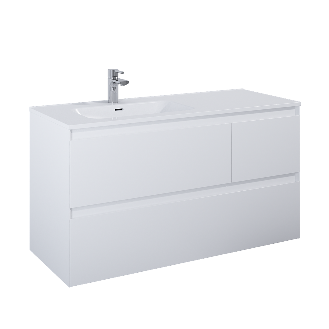 SPLIT SZAFKA 120 3S L WHITE MATT PDW