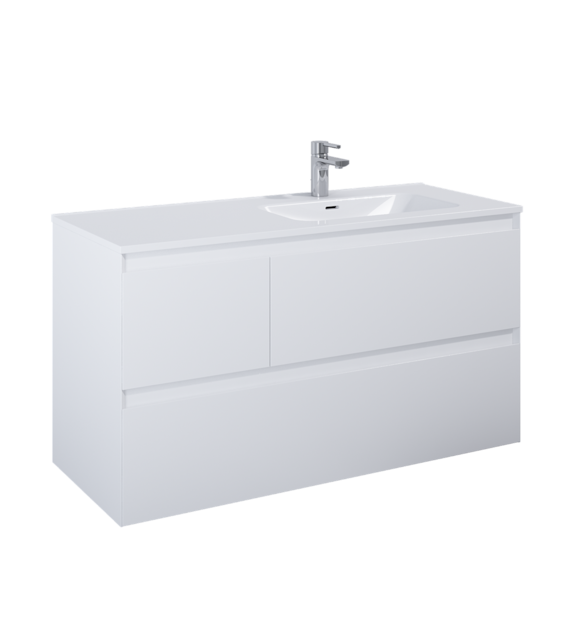SZAFKA SPLIT 120 3S P WHITE MATT PDW