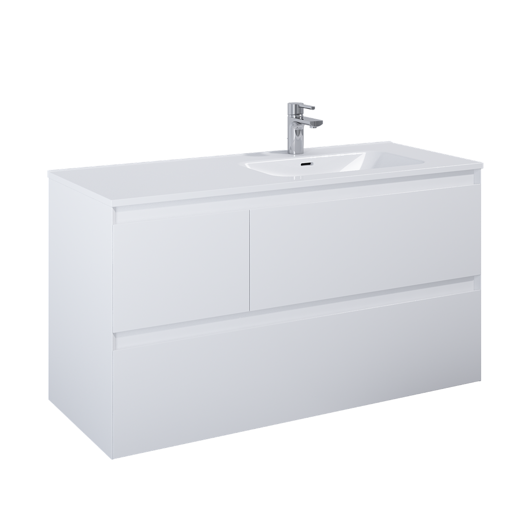 SPLIT SZAFKA 120 3S P WHITE MATT PDW
