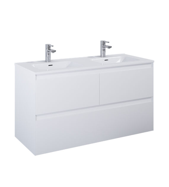 SZAFKA SPLIT 120 3S WHITE MATT PDW