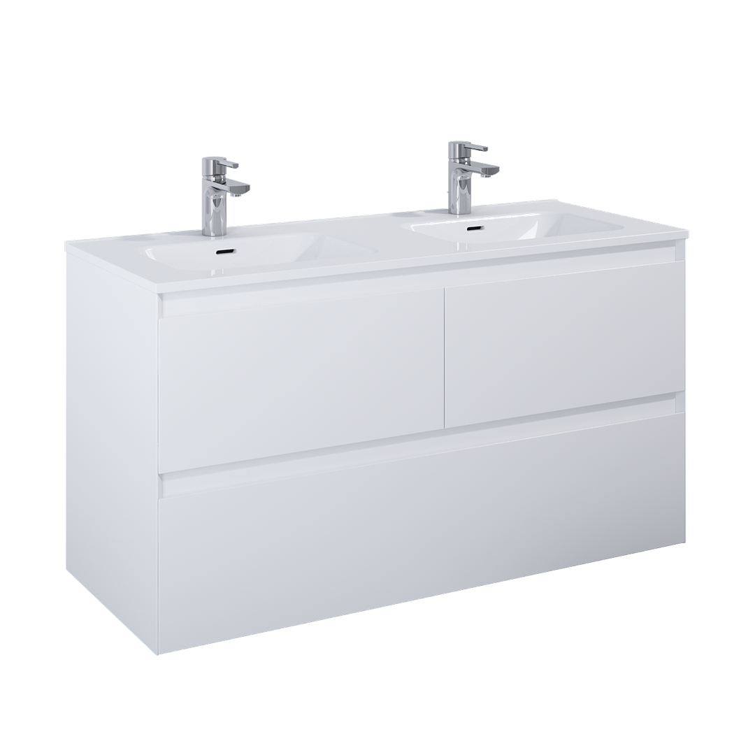 SPLIT SZAFKA 120 3S WHITE MATT PDW