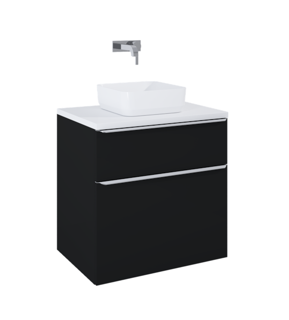 SZAFKA LOFTY 70 2S BLACK MATT PDW
