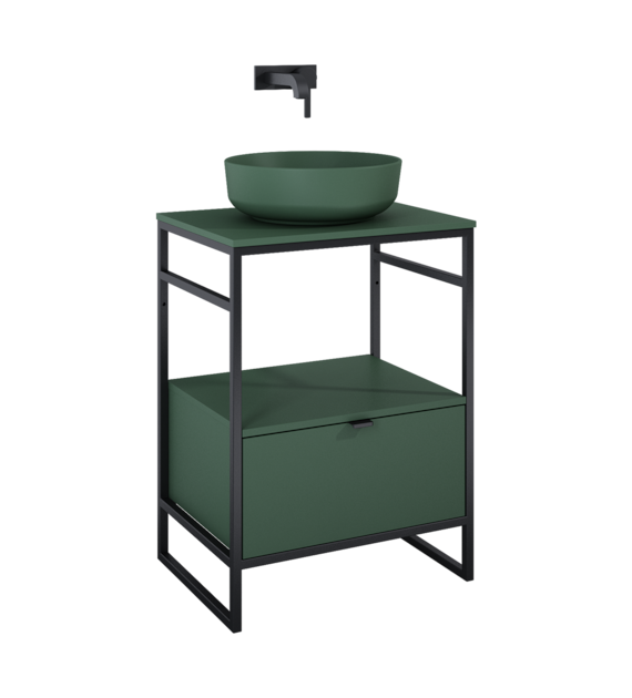 SZAFKA INDUS 60 1S FOREST GREEN MATT DO STELAŻA
