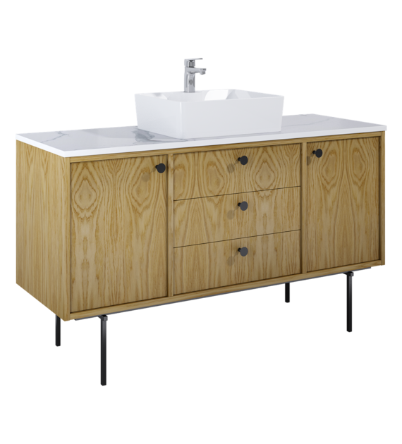 SZAFKA LEGACY 140 3S 2D DĄB NATURALNY FORNIR PDW