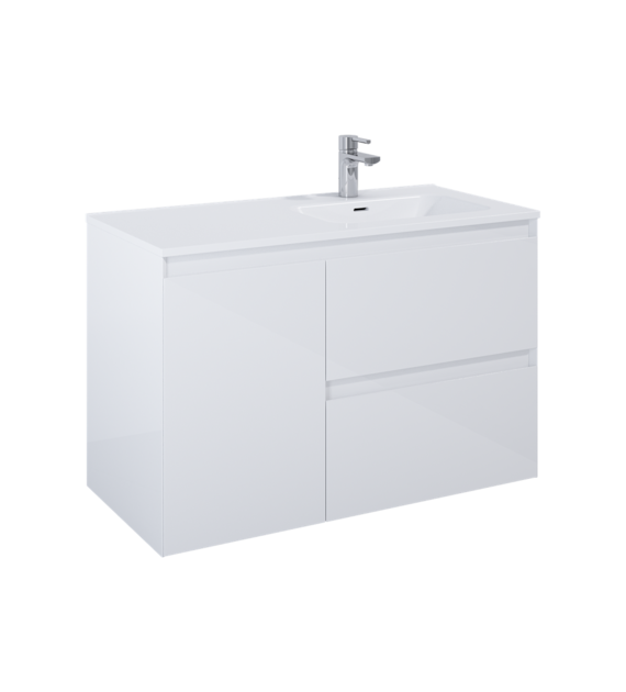 SZAFKA SPLIT 100 2S P CARGO WHITE HG PDW