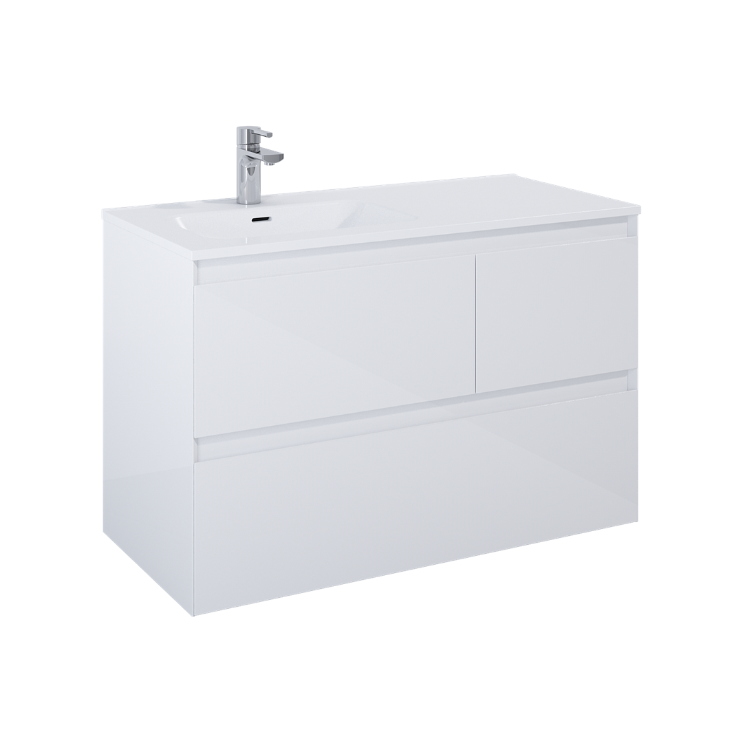 SPLIT SZAFKA 100 3S LEWA WHITE