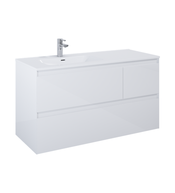 SZAFKA SPLIT 120 3S L WHITE HG PDW