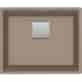 ZLEW P/BLAT KNG 110-52 FRAGRANIT+ CAPPUCCINO