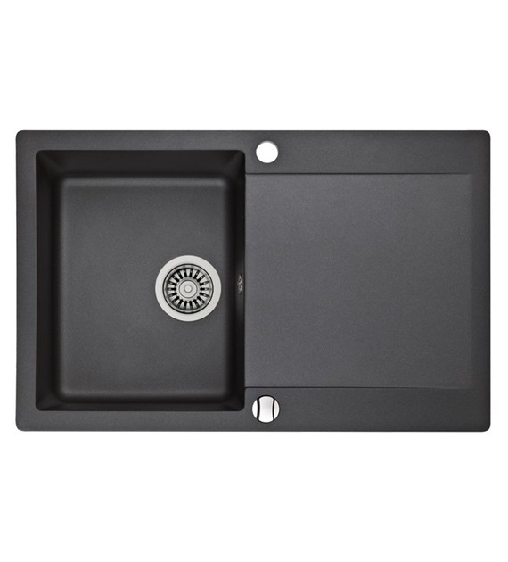 CLIVO 45 ZLEW. 1-K ODWRACALNY 78x49,5 ONYKS